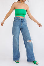 BDG Ripped Knee Puddle Jean