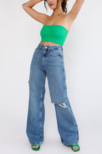 BDG Ripped Knee Puddle Jean