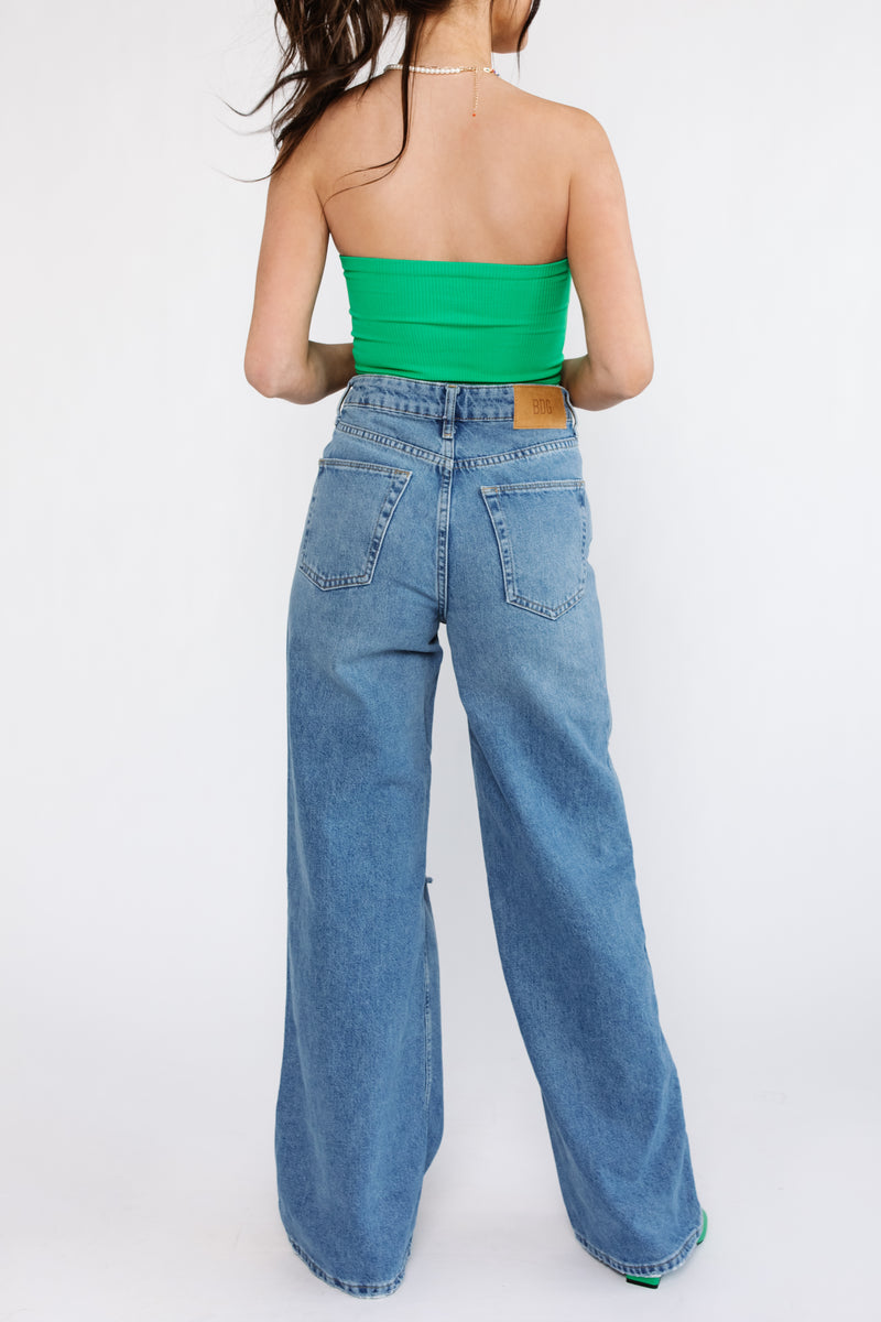 BDG Ripped Knee Puddle Jean