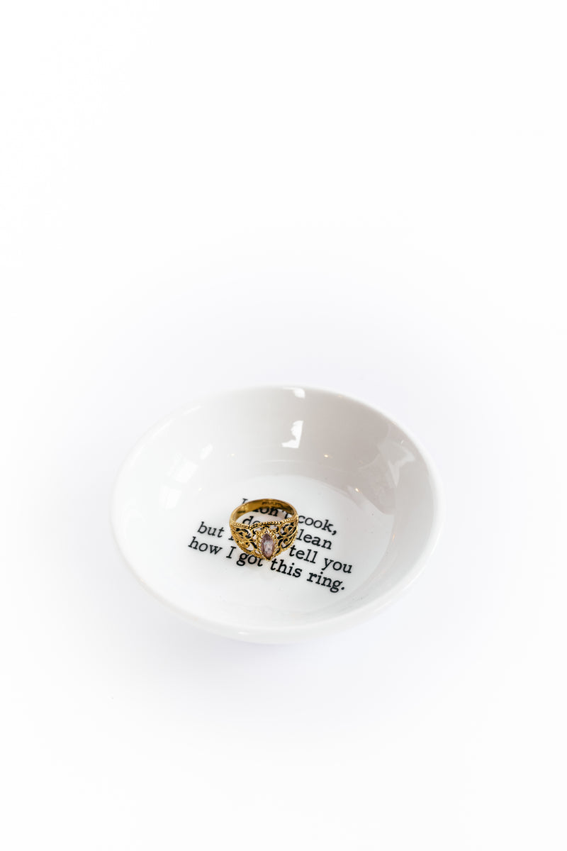 I Don't Cook, I Don't Clean Trinket Dish