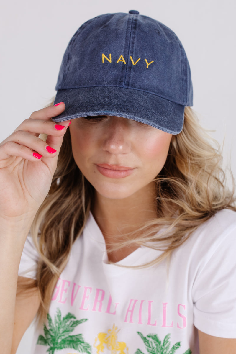 Navy Hat by Brightside