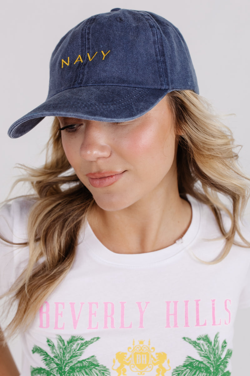 Navy Hat by Brightside