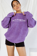 Baltimore Maryland Crewneck Sweatshirt by Brightside