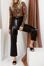 Blank NYC Track Record Faux Leather Pants