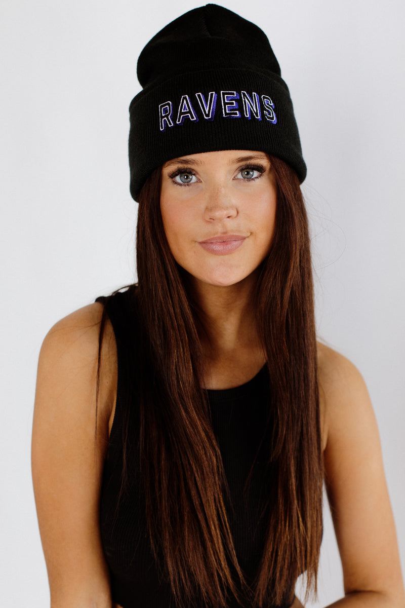 Ravens Beanie by Brightside
