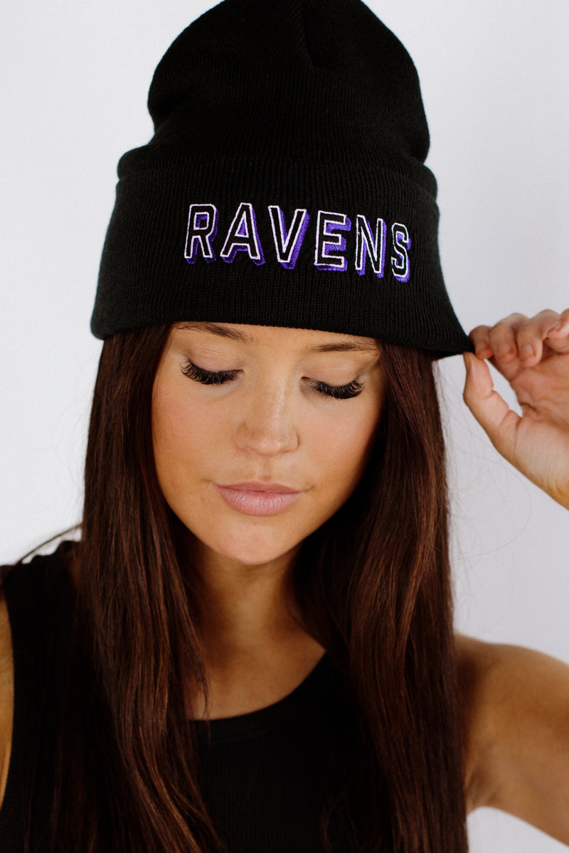 Ravens Beanie by Brightside