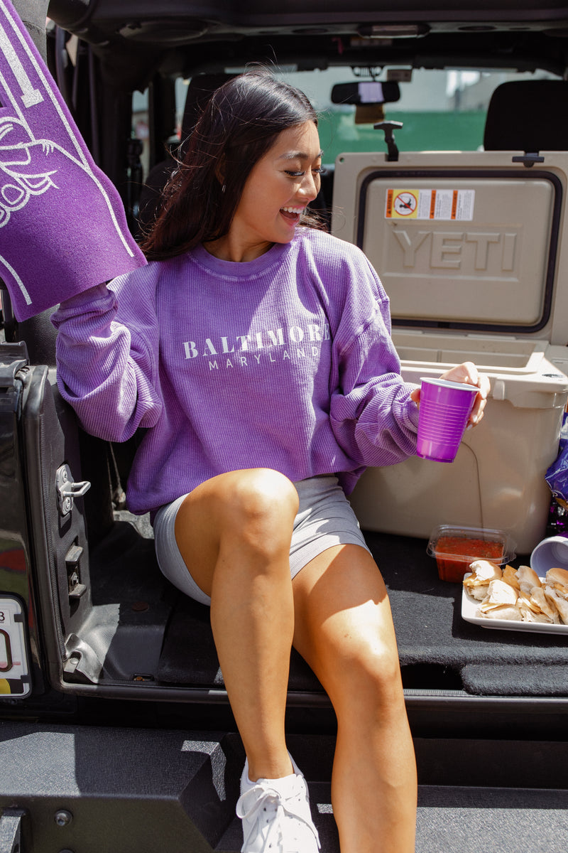 Baltimore Maryland Crewneck Sweatshirt by Brightside