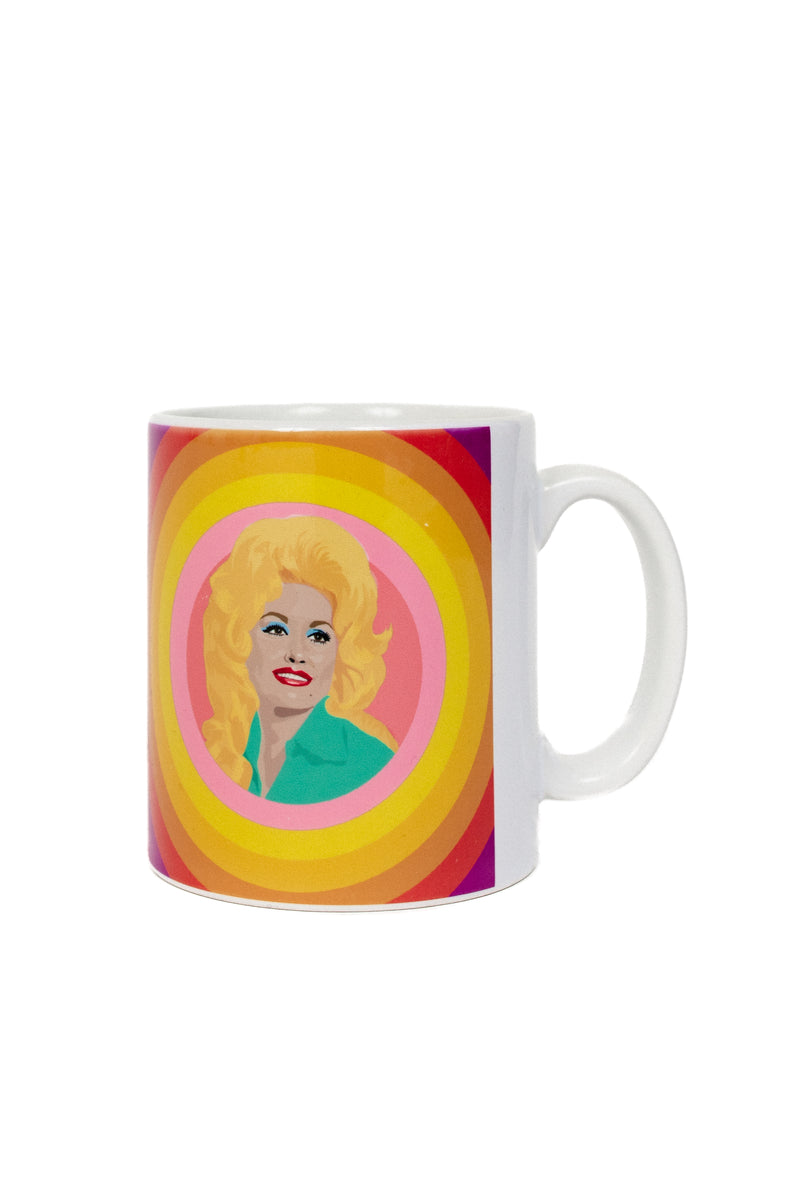 Dolly Parton Rainbow Mug