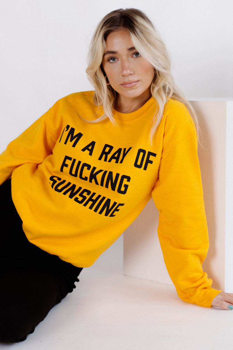 Ray Of Sunshine Crewneck by Brightside