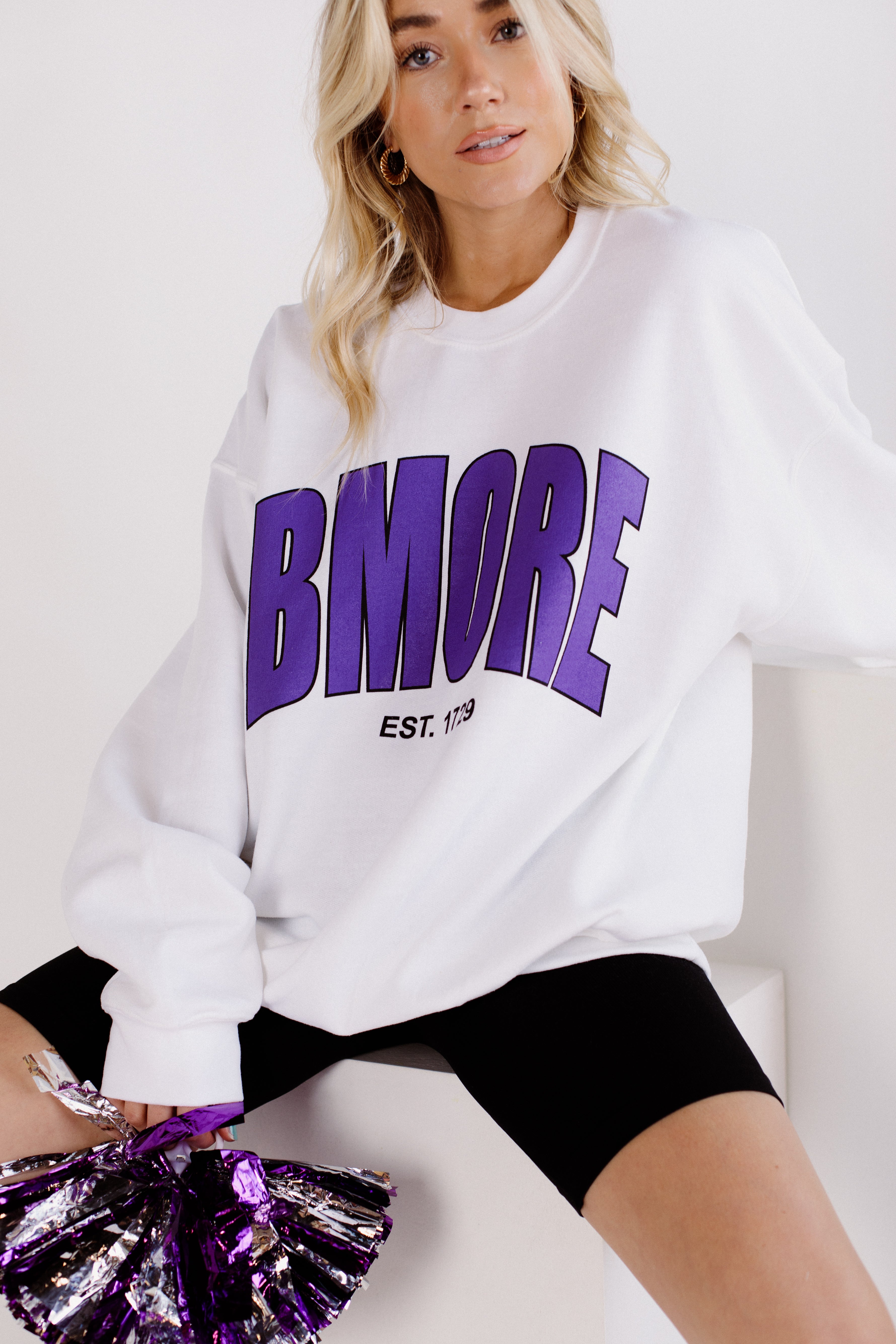 Brightside The Label BMORE Varsity Crewneck – Brightside