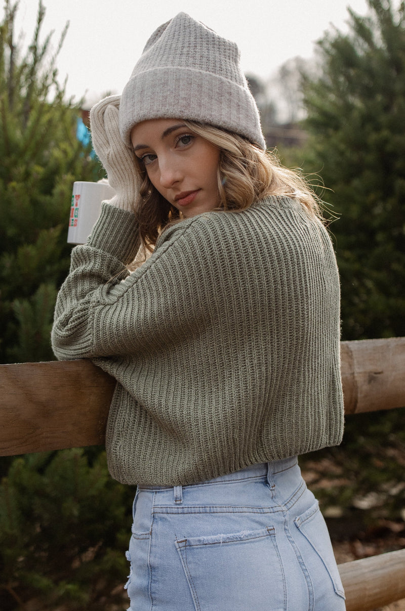 Free People Winnie Waffle Cuff Beanie