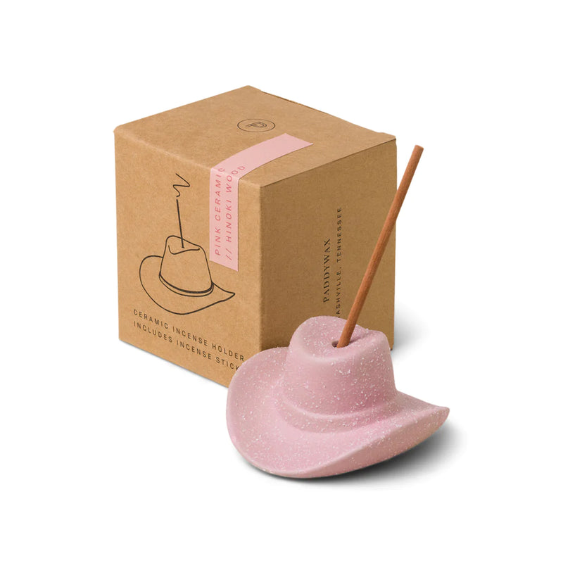 Paddywax Cowboy Hat Incense Holder & Sticks