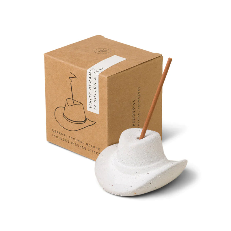 Paddywax Cowboy Hat Incense Holder & Sticks