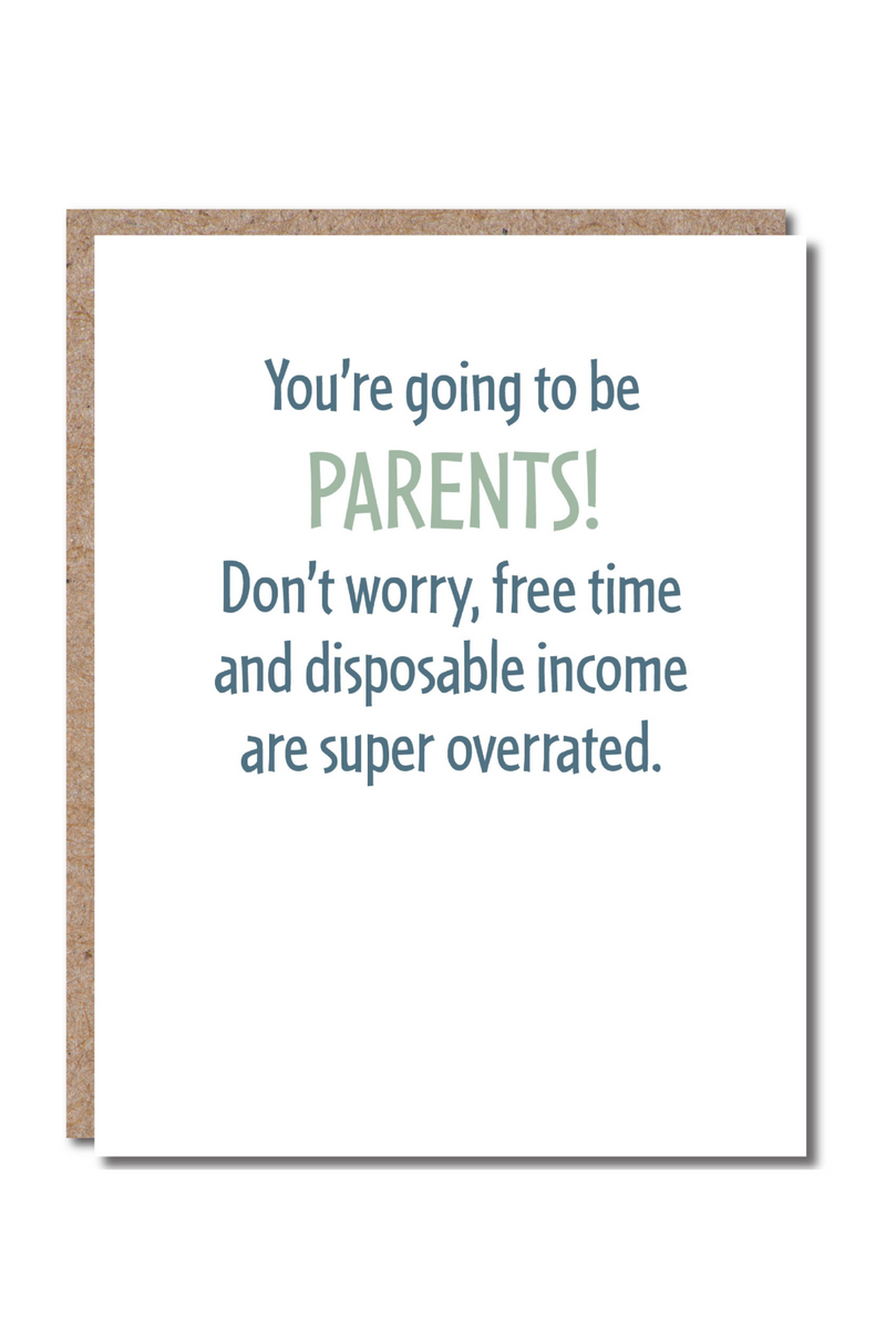 Overrated Parents Card