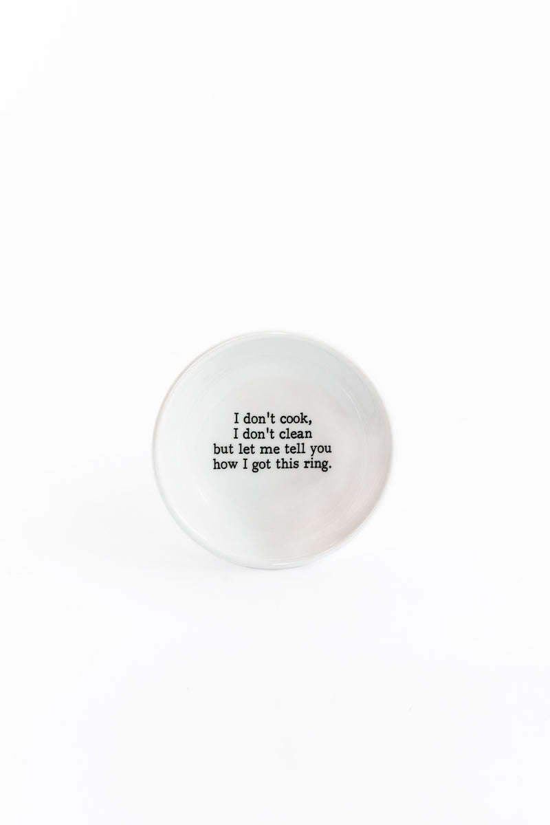 I Don't Cook, I Don't Clean Trinket Dish