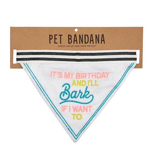 It's My Birthday Pet Bandana
