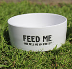 Feed Me Dog Bowl