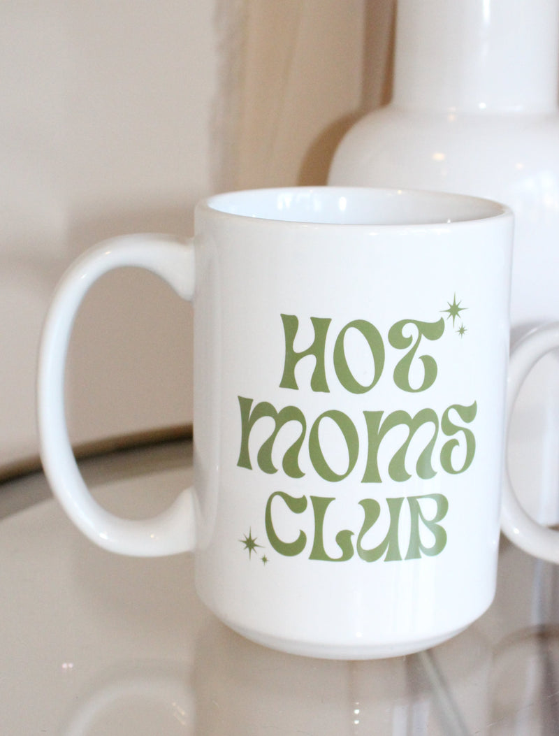 Hot Moms Club Jumbo Mug by Brightside