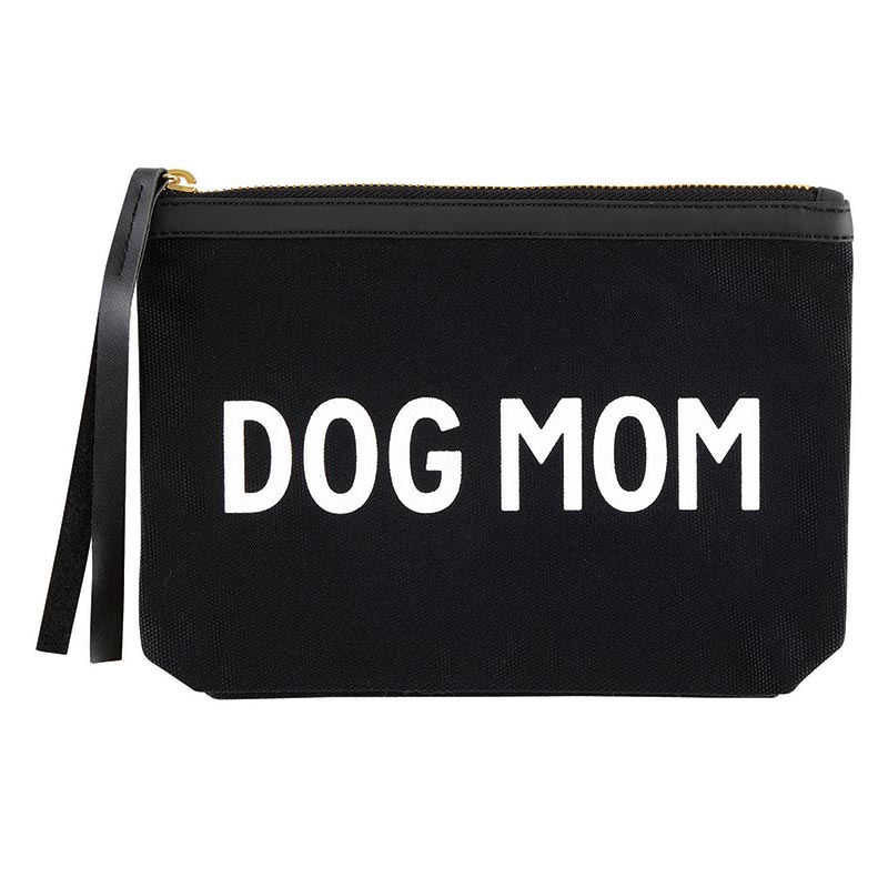 Dog Mom Canvas Pouch