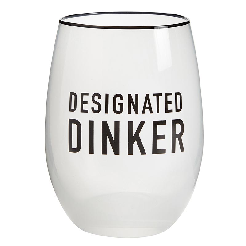 Designated Drinker Wine Glass
