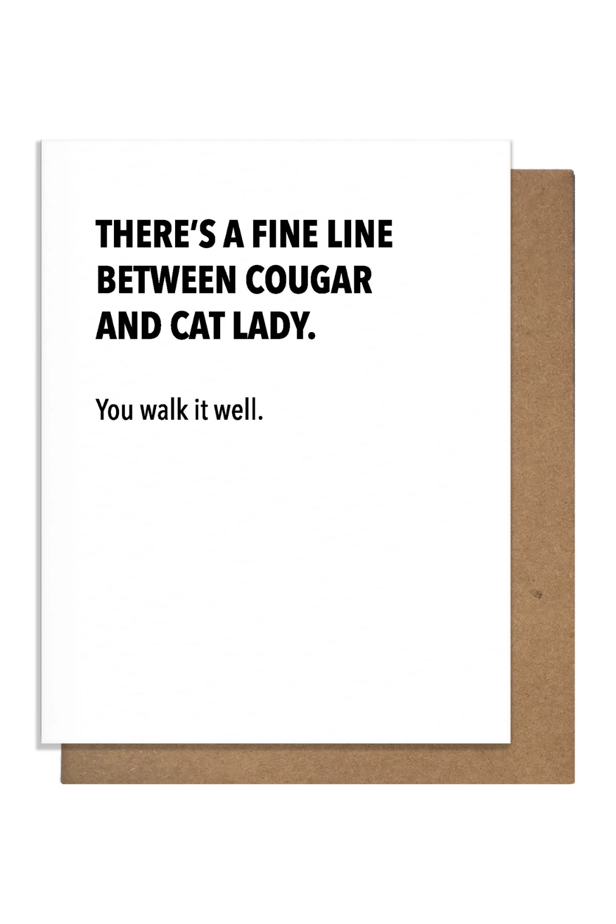 Cougar Birthday Card