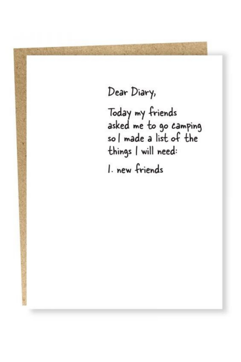 New Friends Greeting Card