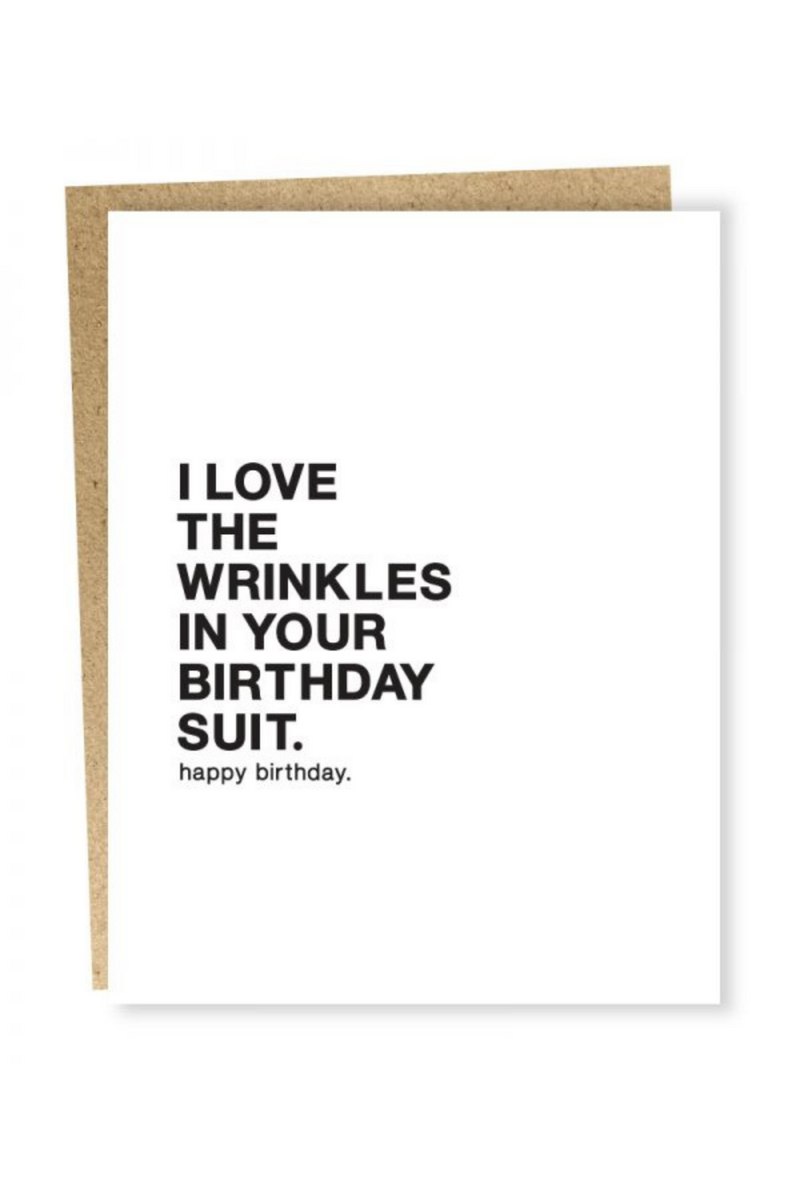 Make A Wish Birthday Suit Card