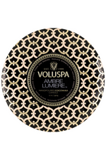 Voluspa 3 Wick Tin Candle - Ambre Lumiere