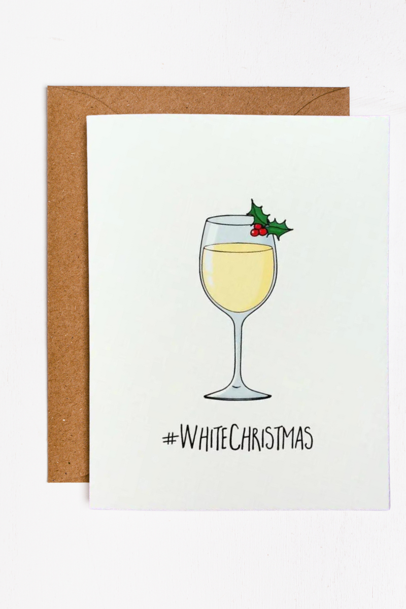 #WhiteChristmas Holiday Greeting Card