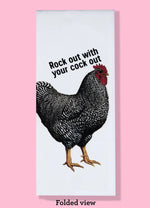Rock Out With My Cock Out Dishtowel