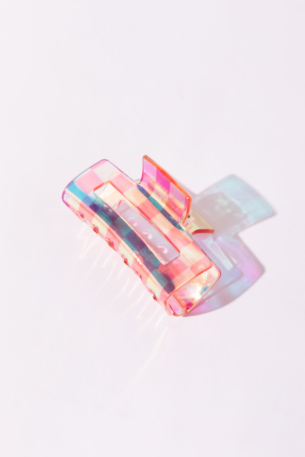 Kinsley Checkered Hair Clip