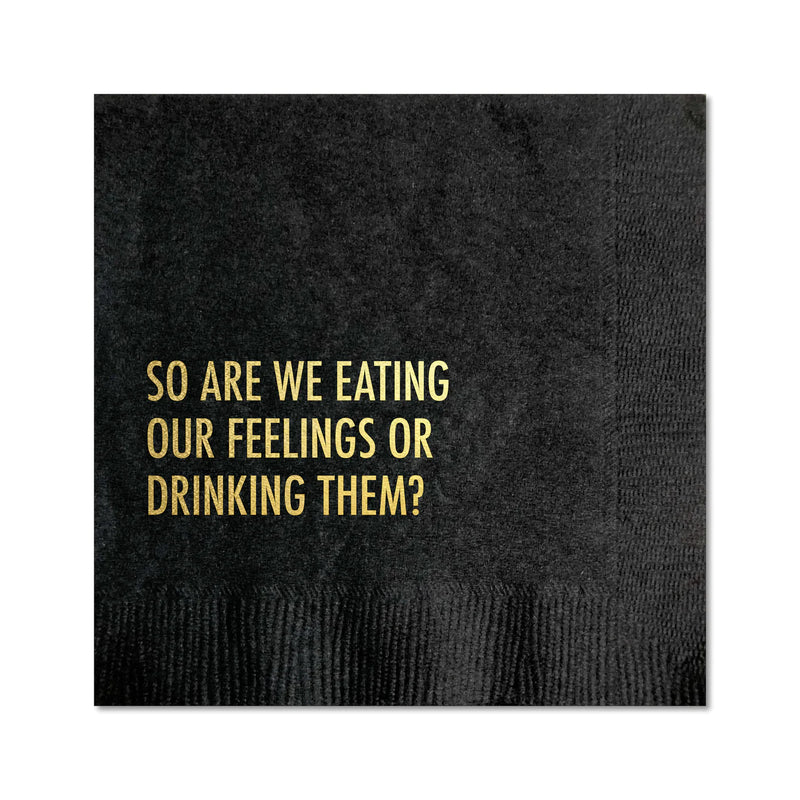 Drinking Feelings Cocktail Napkins