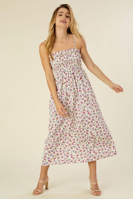 Sing To Me Smocked Cami Maxi Dress