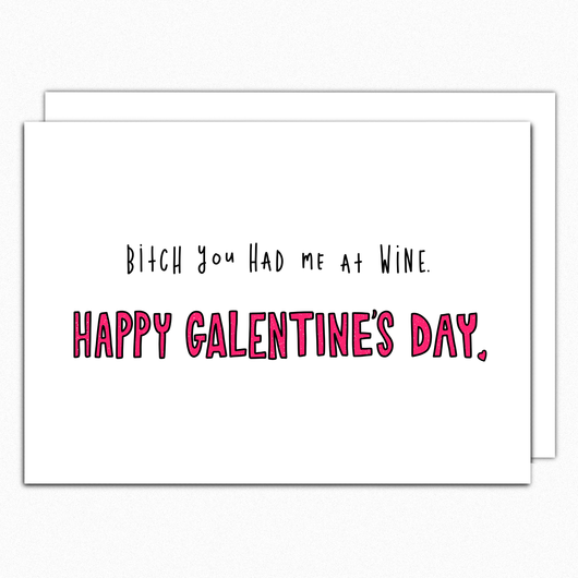 You Had Me At Wine Greeting Card