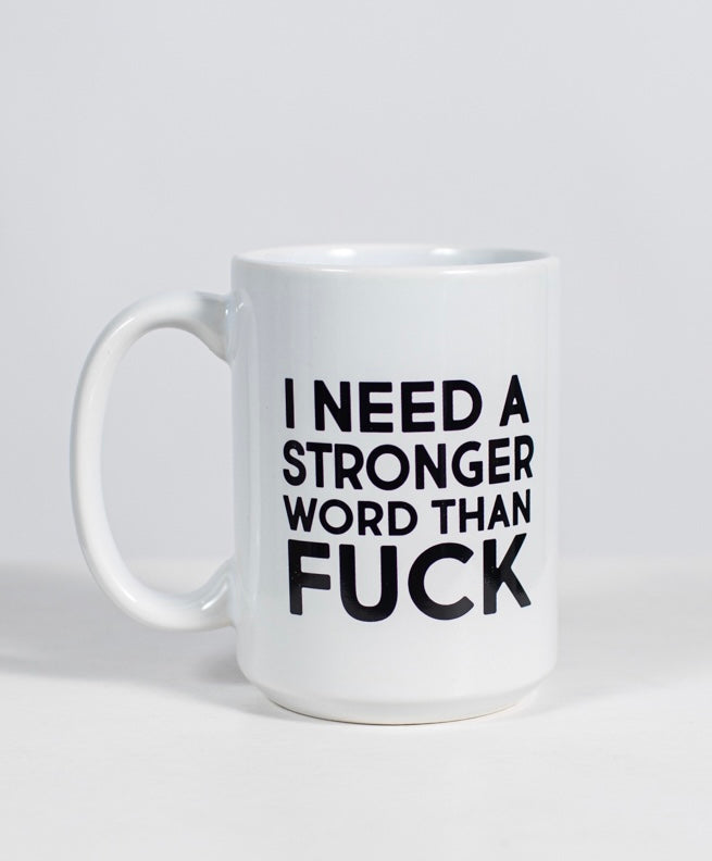 Stronger Word Jumbo Mug by Brightside