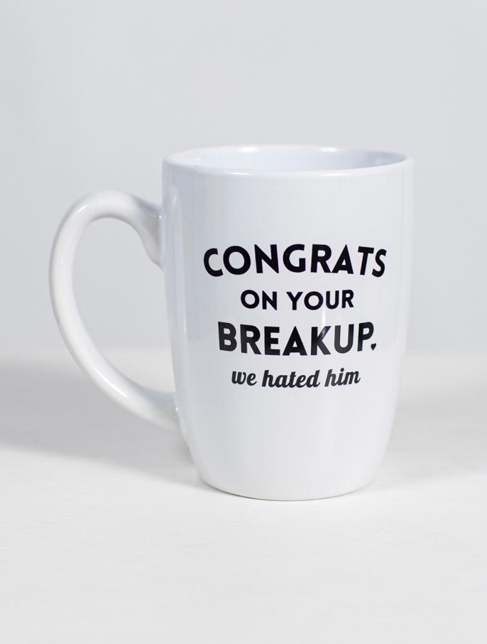 Congrats On Your Breakup Jumbo Mug by Brightside