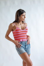 Call The Shots Crochet Tank