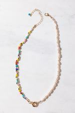 Sienna Beaded Pearl Necklace