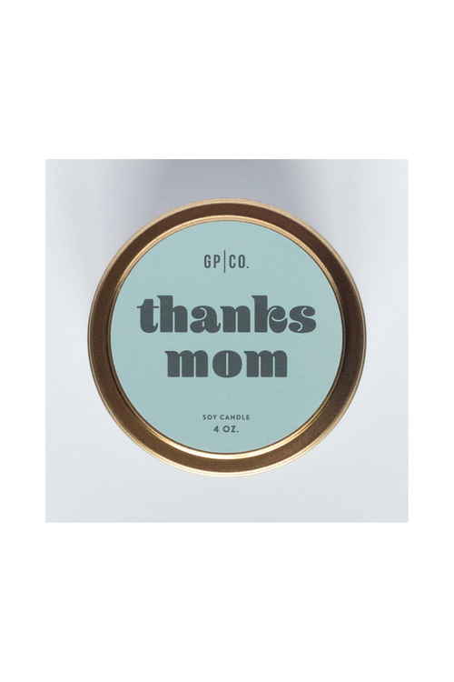 Thanks Mom Candle Tin