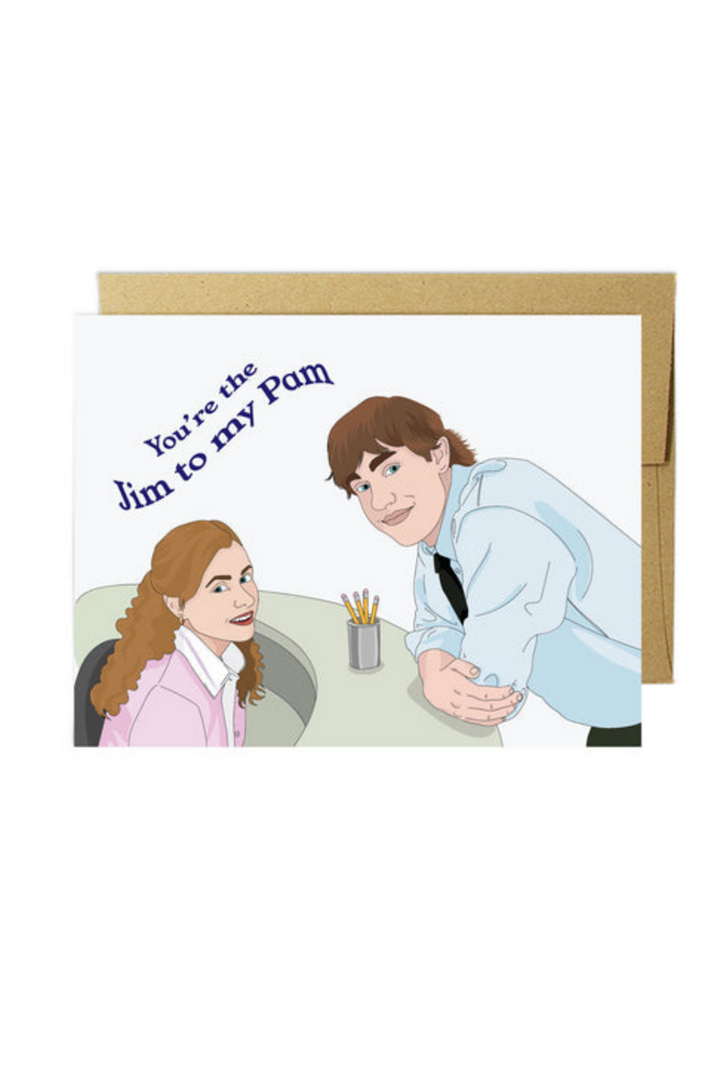 Jim To My Pam Greeting Card