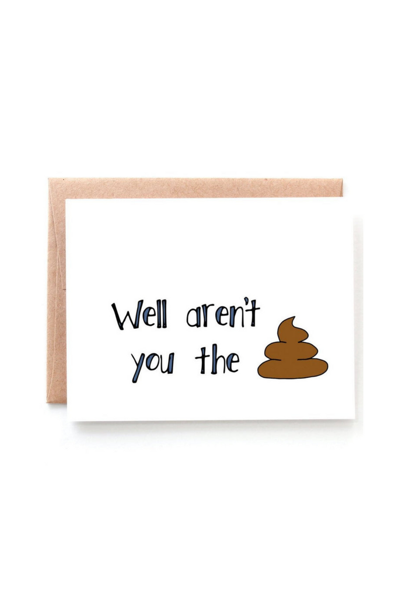 The Shit Congrats Greeting Card